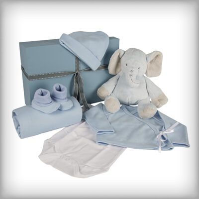 Blue Elephant Baby Box