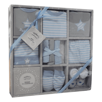 Newborn Essentials Set - 10 Piece Blue